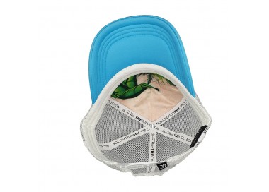 Turquoise Plain Trucker Fashion Fit Pet | Binnenkant