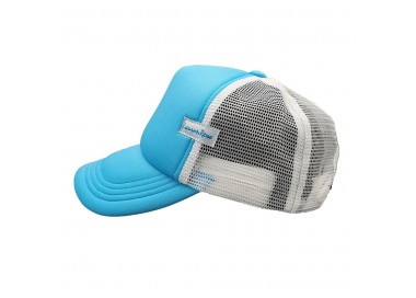 Turquoise Plain Trucker Fashion Fit Pet | Zijkant