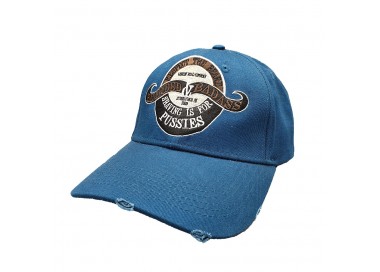 Bearded & Badass Hat Blauw Pet