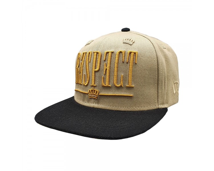 Respect Khaki Snapback Pet | Lauren Rose Collection