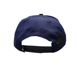 RESPECT Metal Plate Navy Snapback Hat