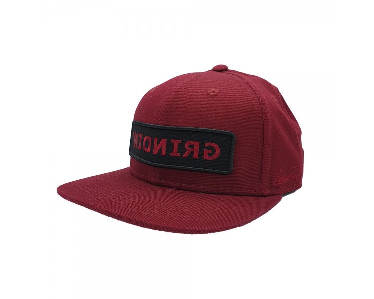 Lauren Rose – Grindin Snapback Hat - Burdundy