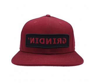 Lauren Rose – Grindin Snapback Hat - Burdundy