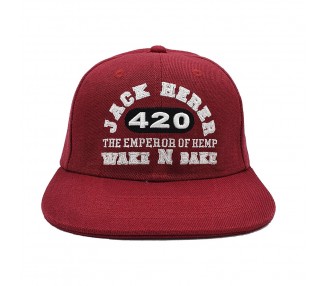 Jack Herer 420 Wake N Bake Snapback Pet