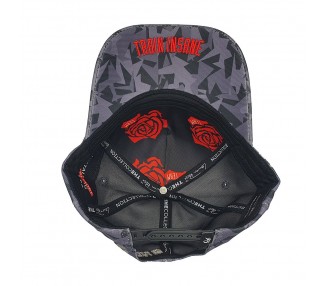 Gym Rat Camo Train Insane Velcro Patched Snapback Hat