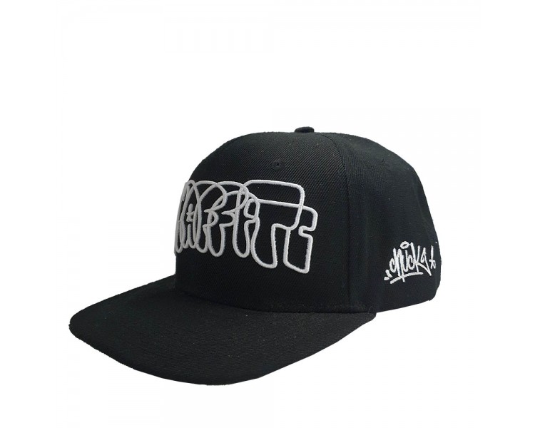 Graffiti Snapback Pet - Black