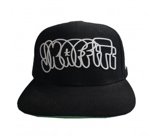 Graffiti Snapback Pet - Black