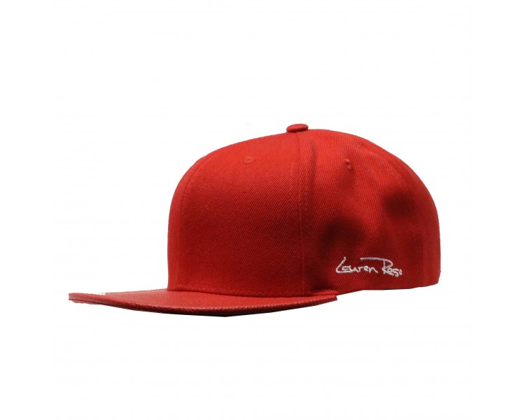 Lauren Rose – ‘Red Plain’ Snapback cap