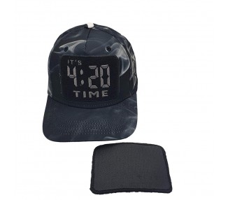 It's 420 Time Velcro Patch Snapback Pet