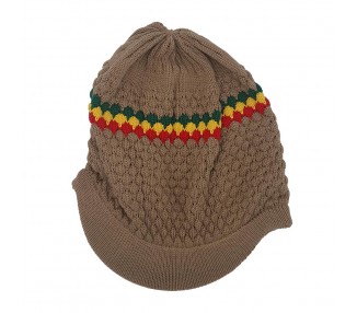 Lauren Rose - Rasta Beanie - Khaki