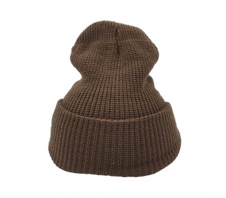 Lauren Rose - Beanie with small visor - Brown