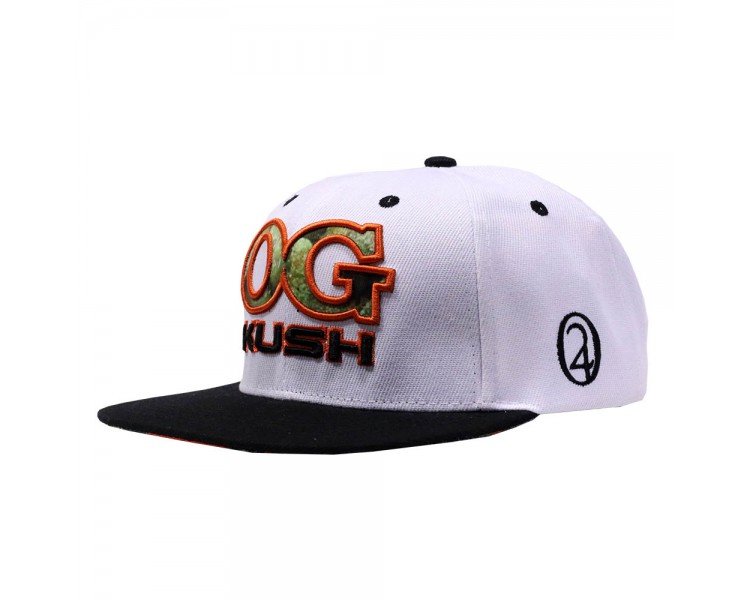 O.G. Kush Classic 420 Snapback Hat - WHITE