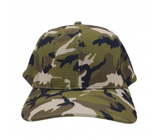 Lauren Rose - Camo Green Plain Adjustable Flexfit Hat