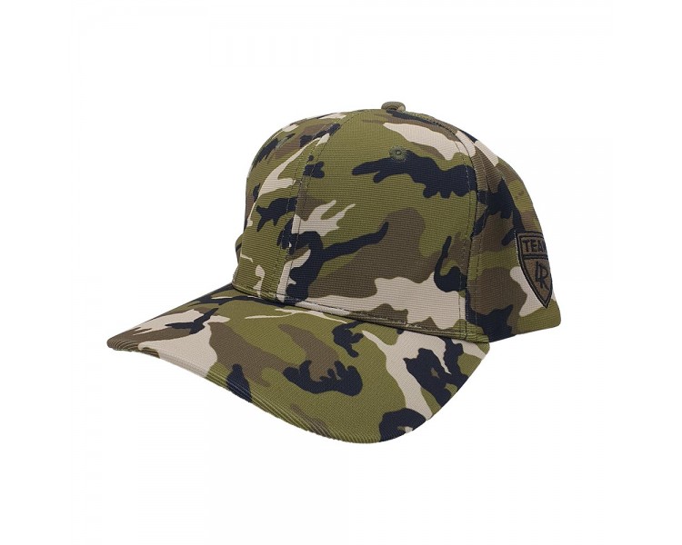 Lauren Rose - Camo Green Plain Adjustable Flexfit Hat