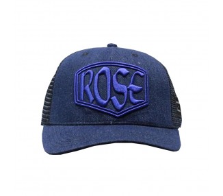 Double Denim Rose Trucker Snapback Pet