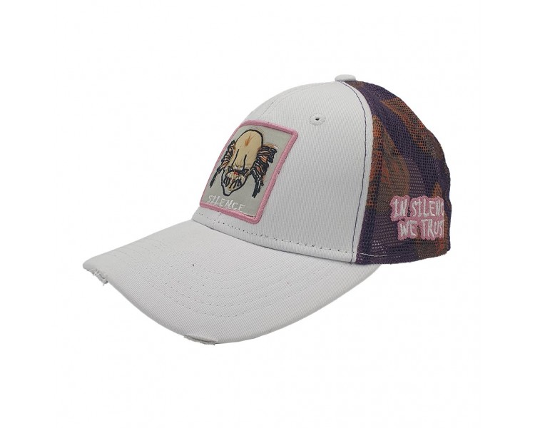 Silence Terror Clown Trucker Pet - White/Purple