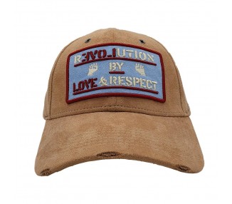 Revolution Khaki Suede Strapback Hat