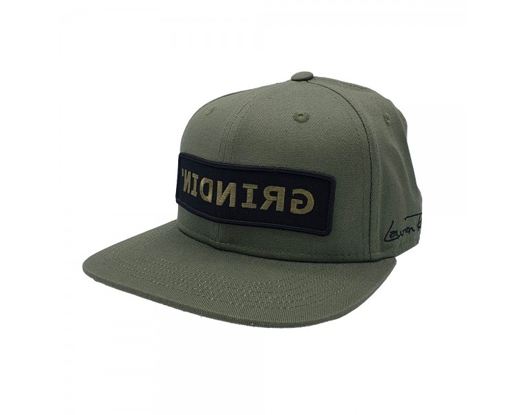 Grindin Snapback Hat - Green