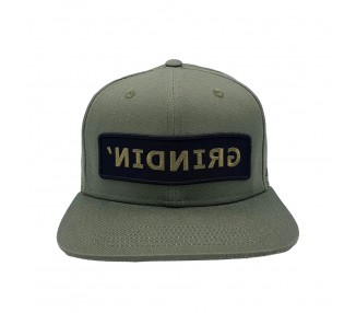 Grindin Snapback Hat - Green