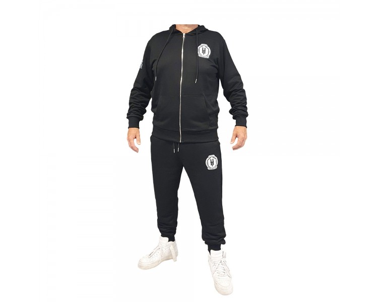 Tru Hustler (THC Recordz) Jogging Set - Black