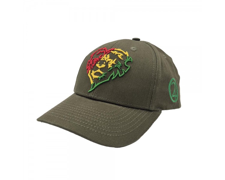 LIONHEARTED RASTA SNAPBACK PET GROEN