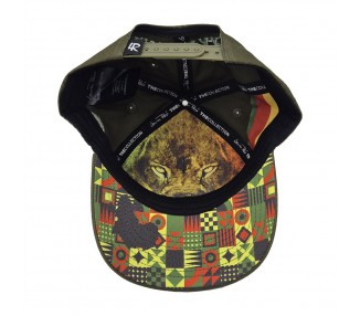 LIONHEARTED RASTA SNAPBACK PET GROEN