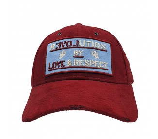 Revolution Burgundy Suede Strapback Pet