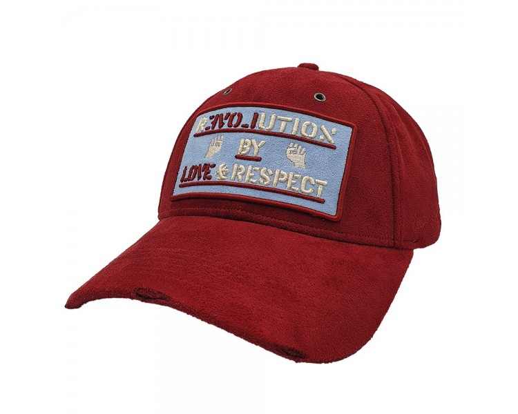 Revolution Burgundy Suede Strapback Pet