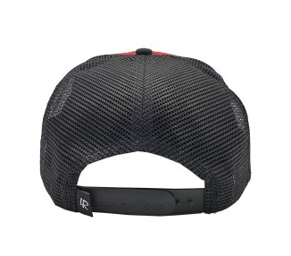 Black/Red Blocked Rose Trucker Pet