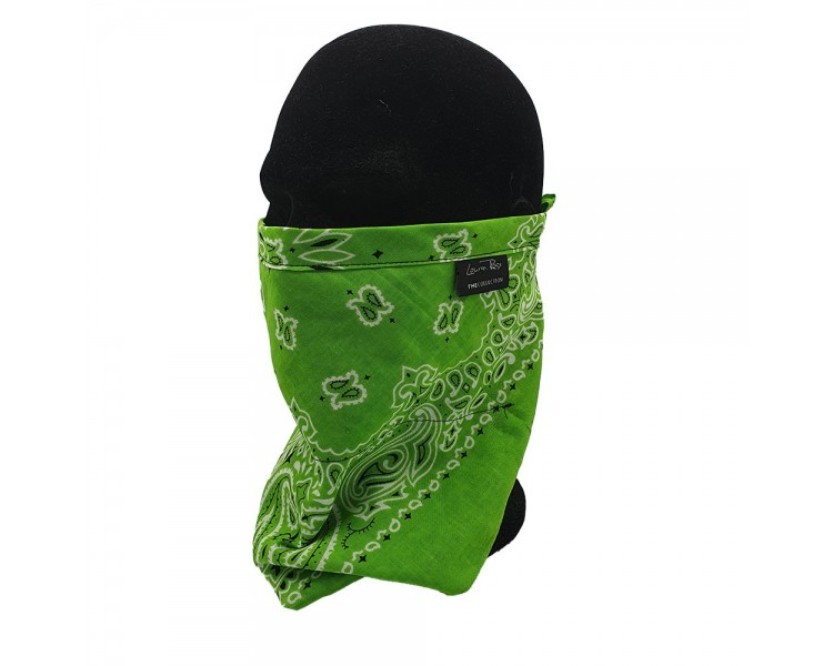 Bandana COVID masker Lime Green