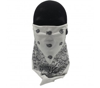 Bandana COVID masker White