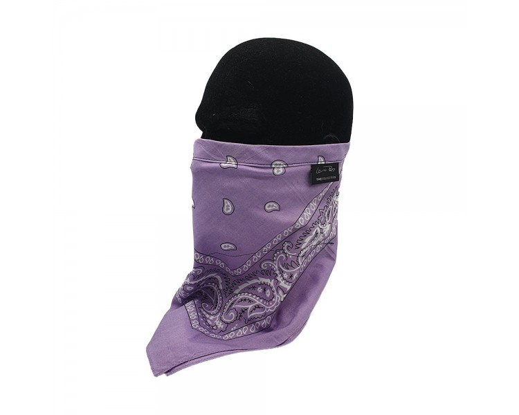 Bandana COVID Masker Paars